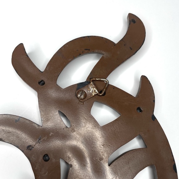 Fighting Rooster Syroco Wall Hanging Plaque - Picture 6 of 8